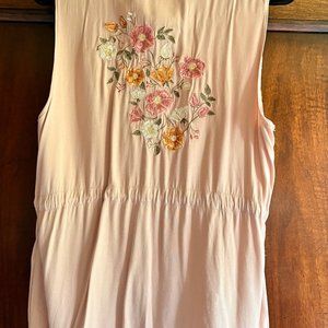 Sleeveless duster vest XL